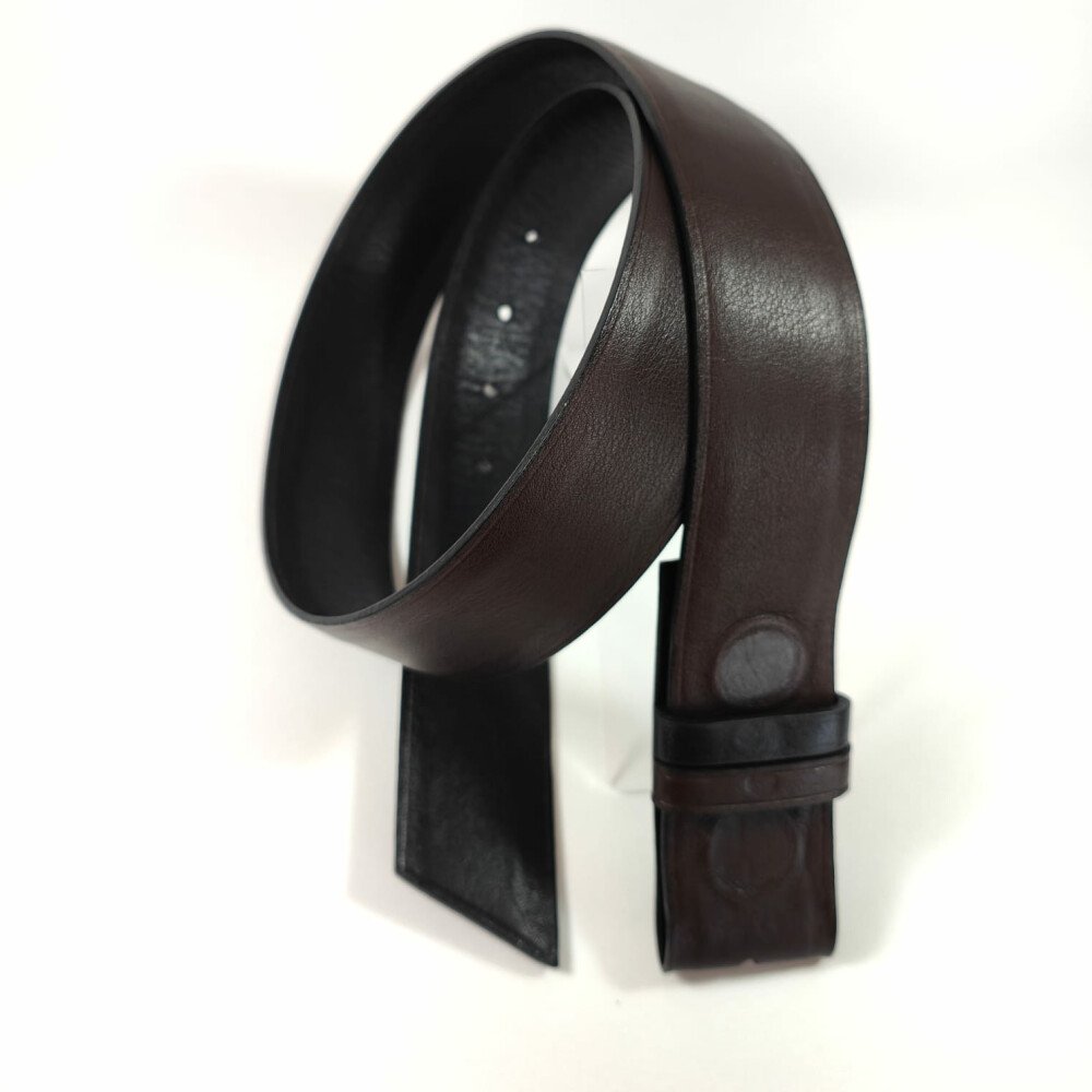 Ceinture reversible femme Noir / Tabac